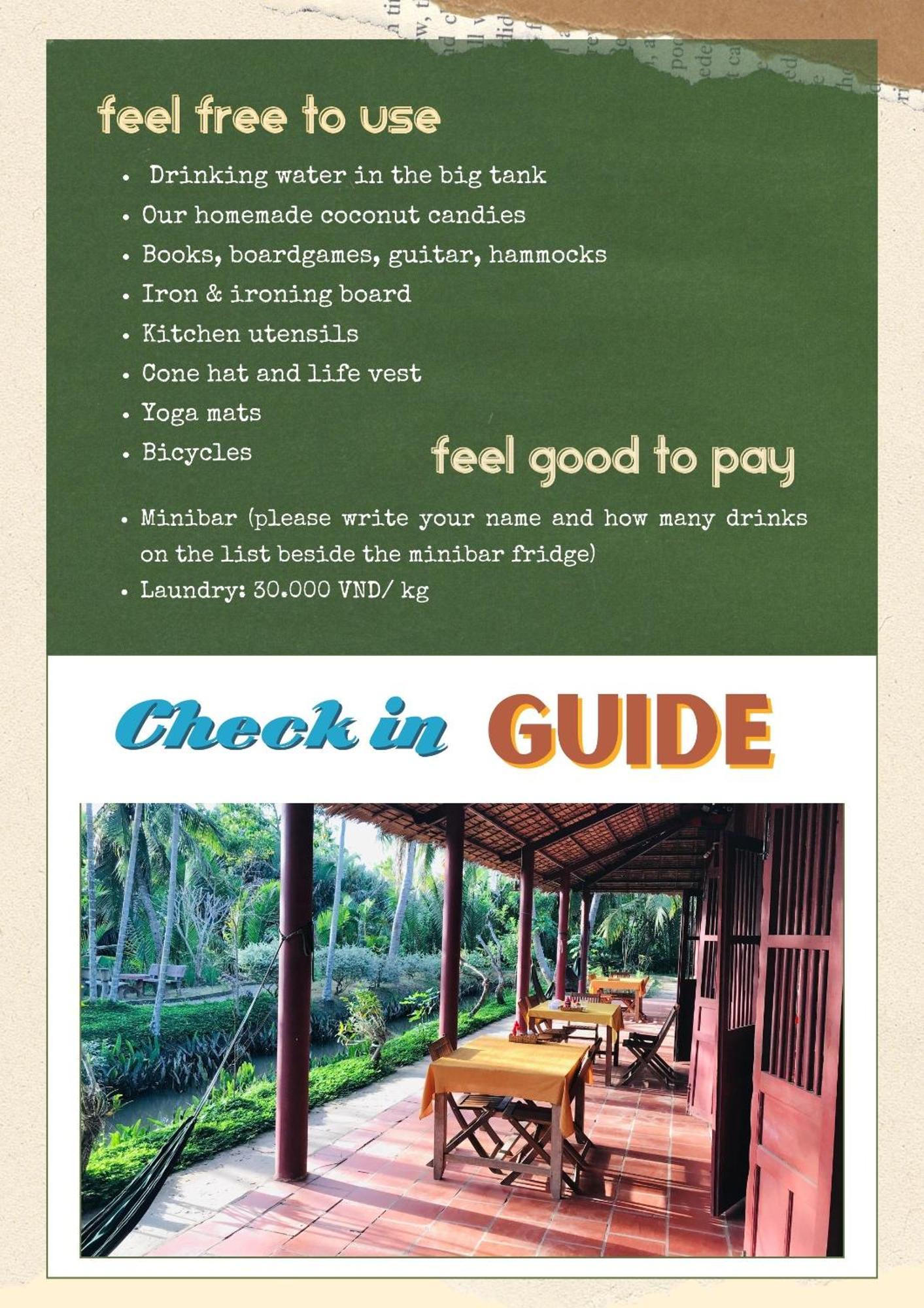 Ba Danh Homestay & Kitchen - Ben Tre Mekong エクステリア 写真