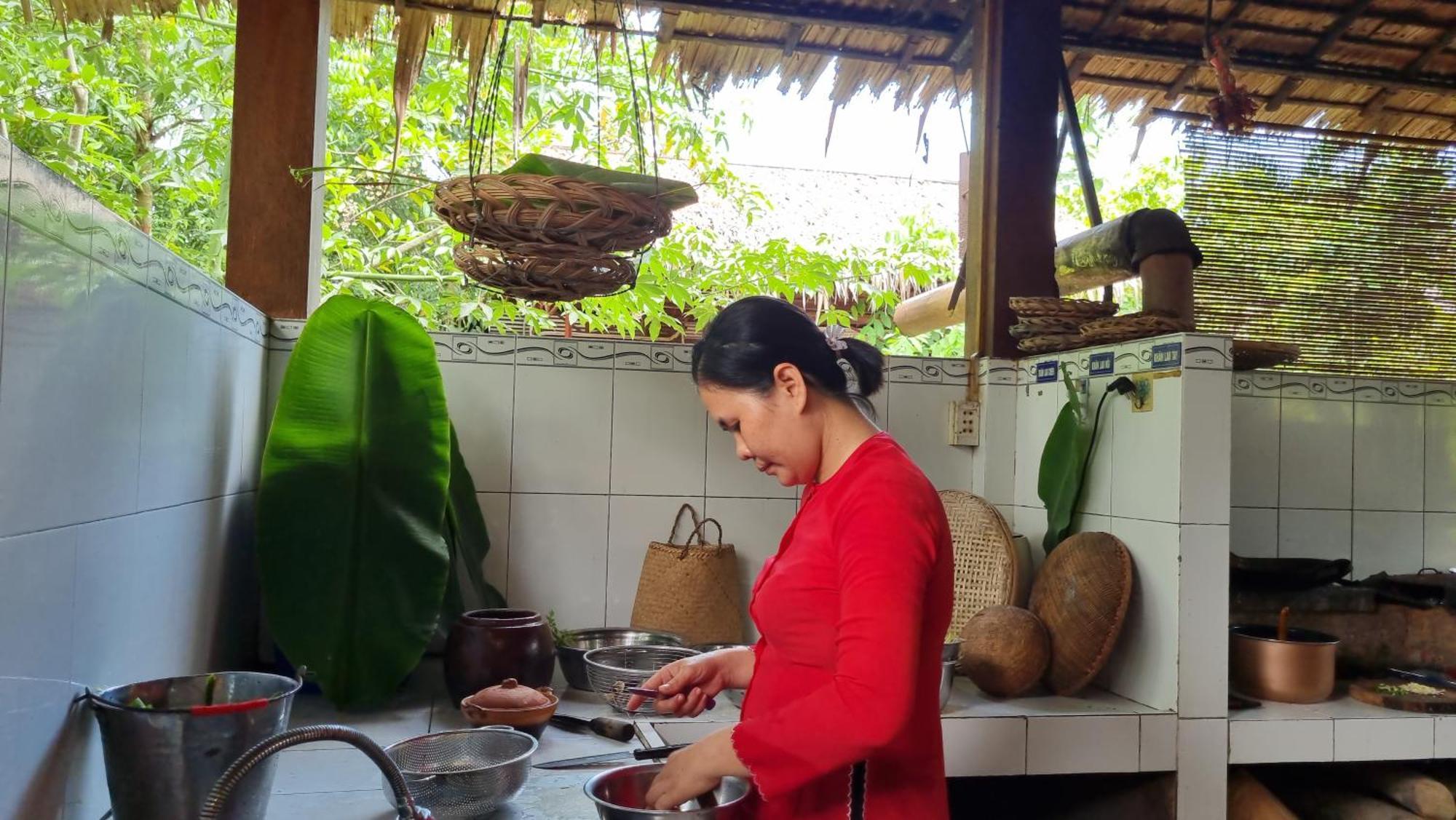 Ba Danh Homestay & Kitchen - Ben Tre Mekong エクステリア 写真